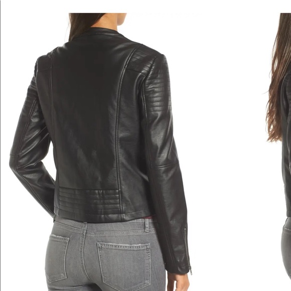 Cupcakes&Cashmere Cherlin Faux Leather Jacket NWOT - Picture 10 of 10